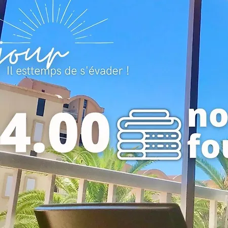 公寓 Terrasse Vue Marina - Parking Prive - Port Commerces & A Pied - Vue Exceptionnelle - Retromirabeau 