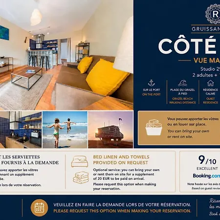 アパート Terrasse Vue Marina - Parking Prive - Port Commerces & A Pied - Vue Exceptionnelle - Retromirabeau 